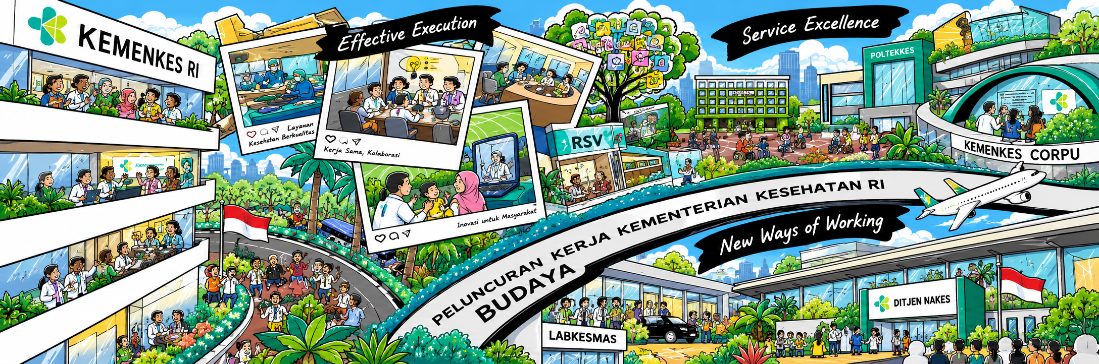 Banner informasi Direktorat Jenderal Kesehatan Lanjutan