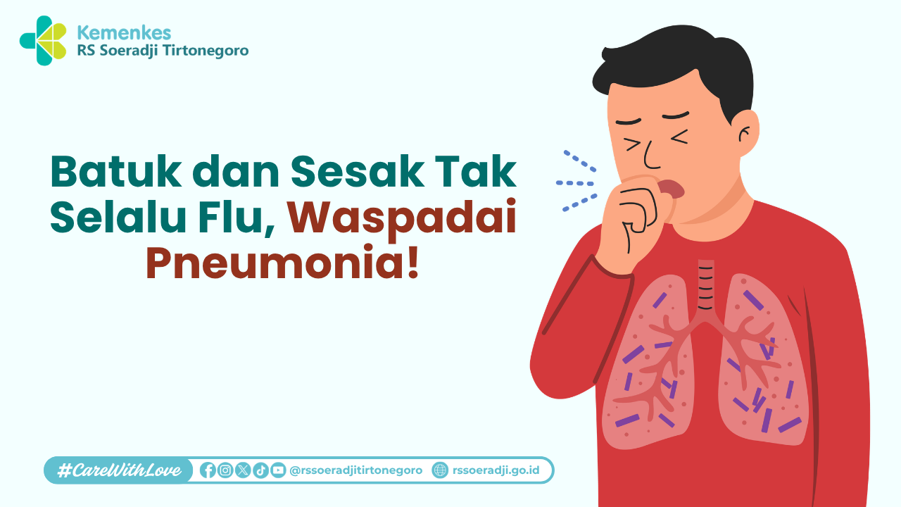 Batuk dan Sesak Tak Selalu Flu Waspadai Pneumonia