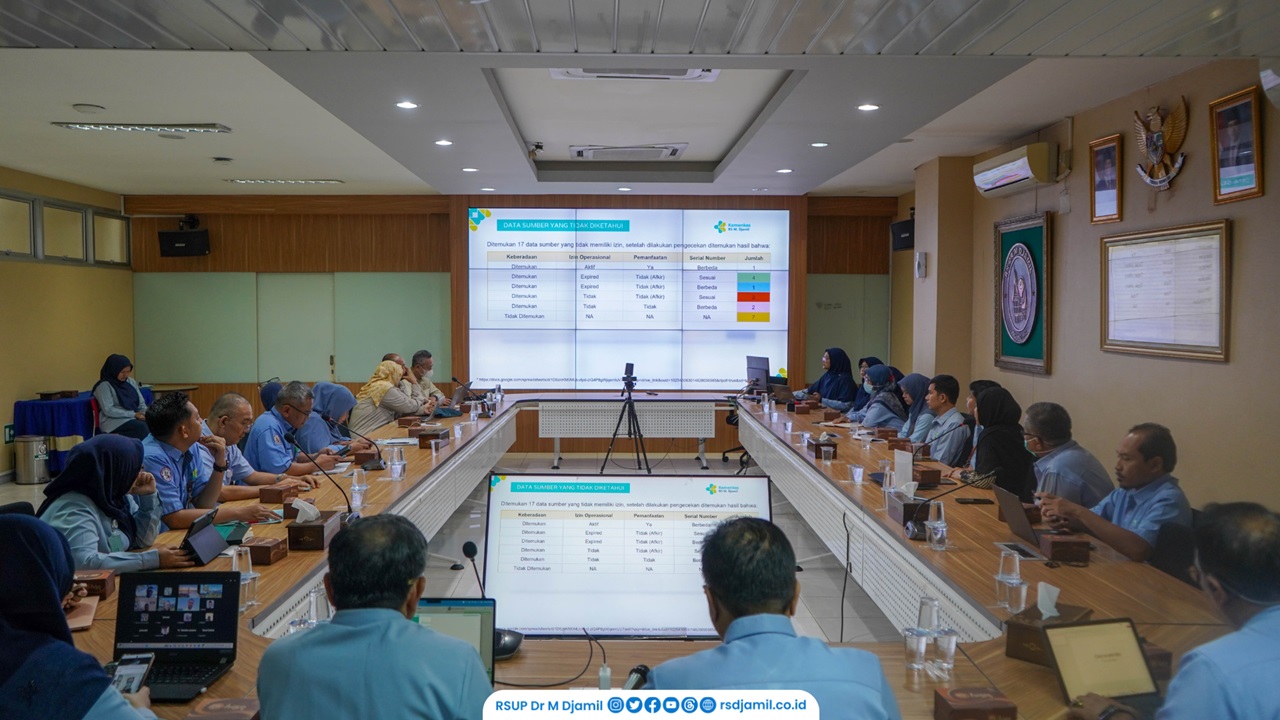 RS M Djamil Perkuat Komitmen Keselamatan Radiasi Melalui Inspeksi Bapeten