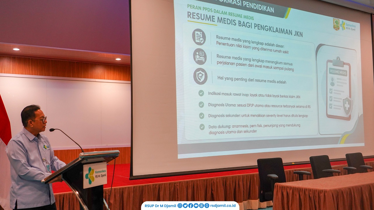 RS M Djamil Bekali PPDS dan PPDSS Baru Lewat Layanan Orientasi Informasi
