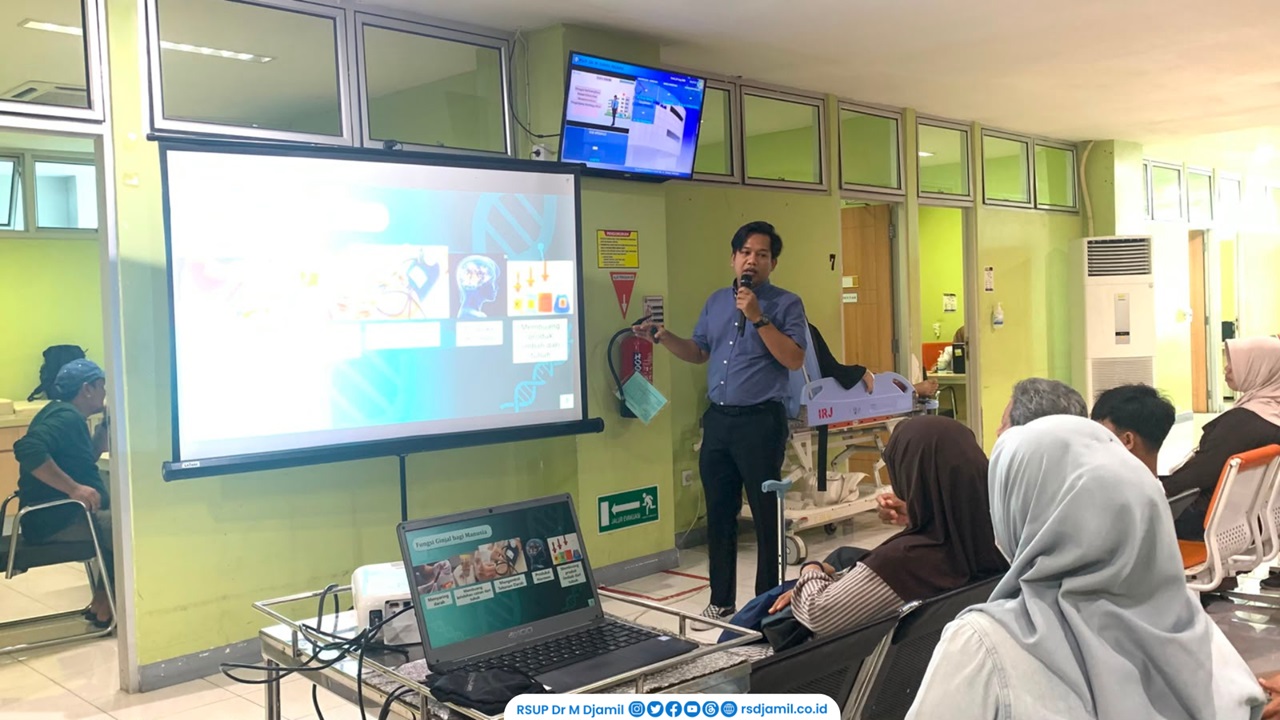 RS M Djamil Edukasi Pasien Kenali Faktor Risiko Penyakit Ginjal Kronik