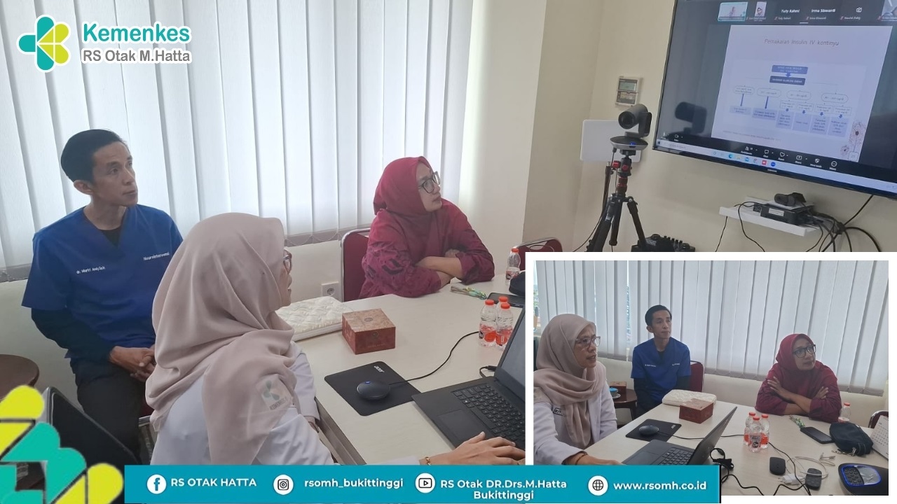 Perkuat Jejaring Layanan Stroke RSOMH Bukittinggi Gelar Telementoring ECHO