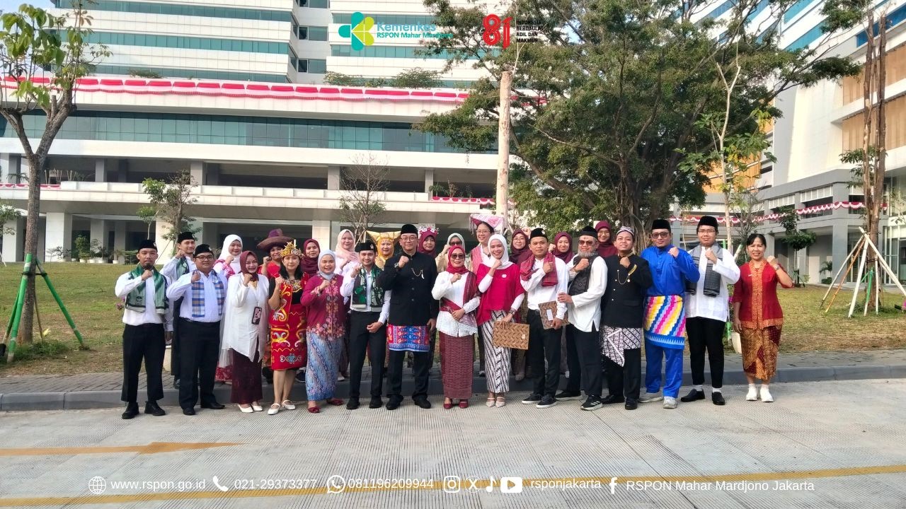 RSPON Mahar Mardjono Jakarta Gelar Upacara dan Lomba Semarak HUT Kemerdekaan RI ke 81