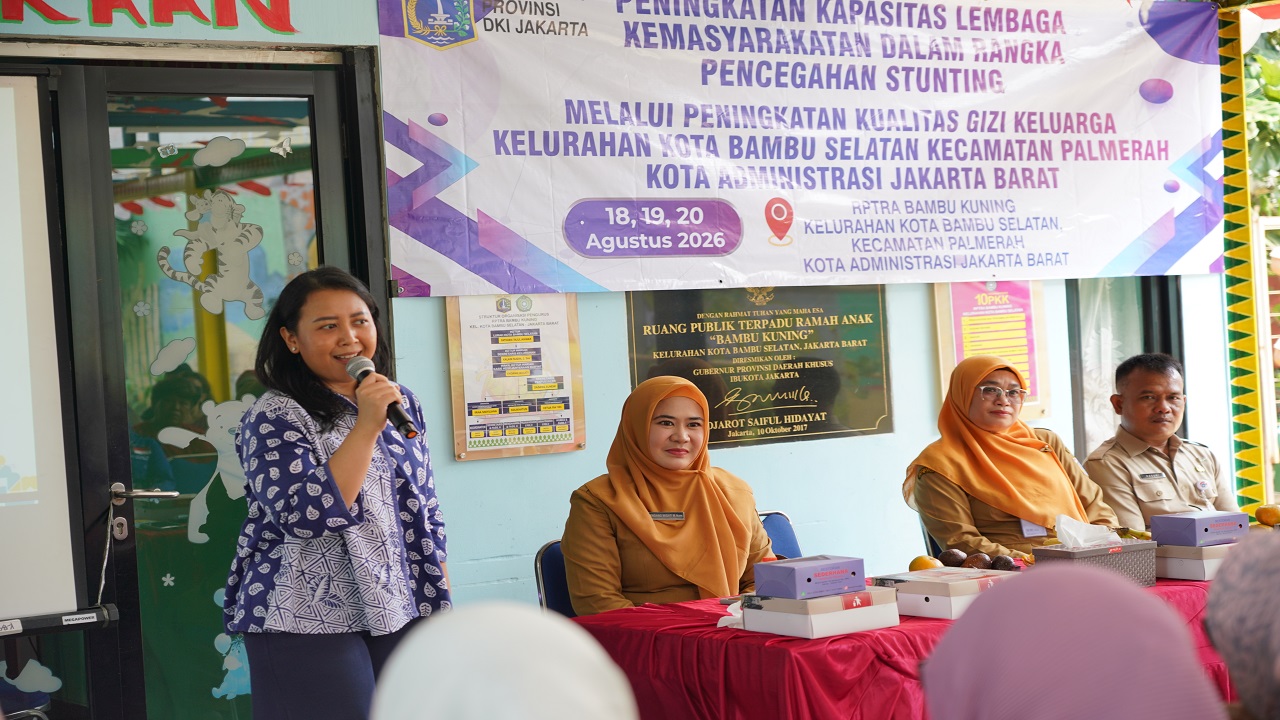 RSAB Harapan Kita Dukung Peningkatan Kapasitas Kader Posyandu Kota Bambu Selatan dalam Pencegahan Stunting