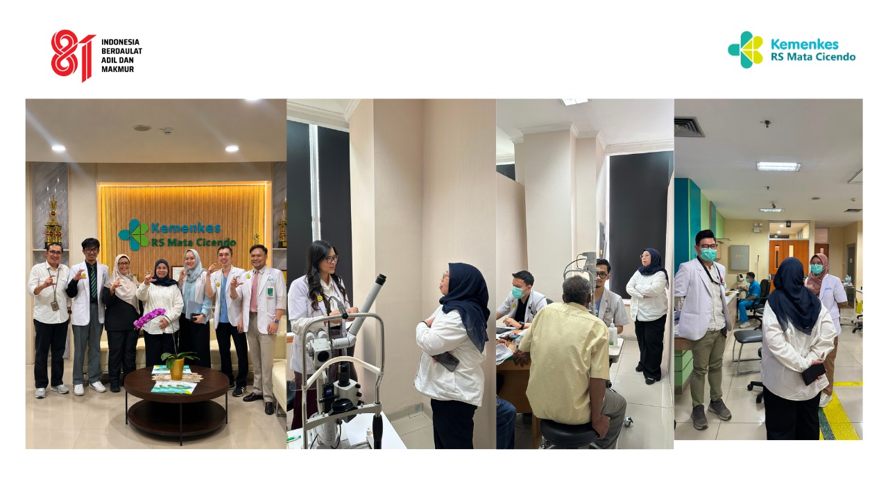 Kunjungan Direktur Jenderal SDMK Kementerian Kesehatan ke RS Mata Cicendo