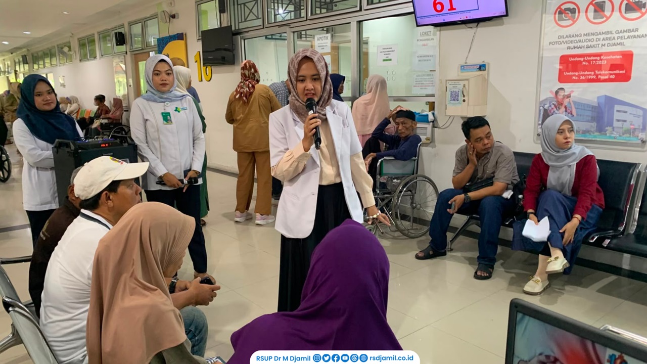 RS M Djamil Kenalkan Pola Hidup Sehat untuk Mencegah Penyakit Jantung