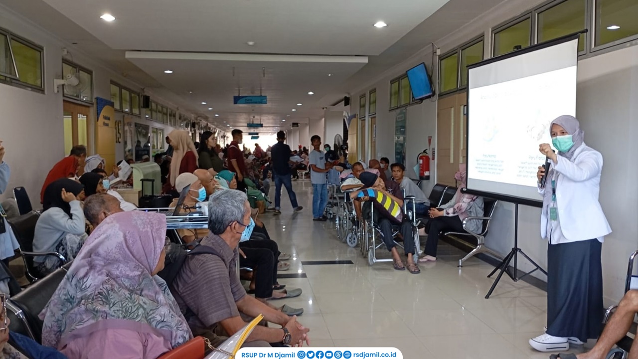RS M Djamil Dorong Masyarakat Kenali Fibrosis Paru Sejak Dini