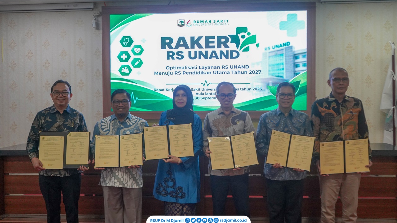 RS M Djamil Dukung RS Unand Jadi Rumah Sakit Pendidikan Utama 2027