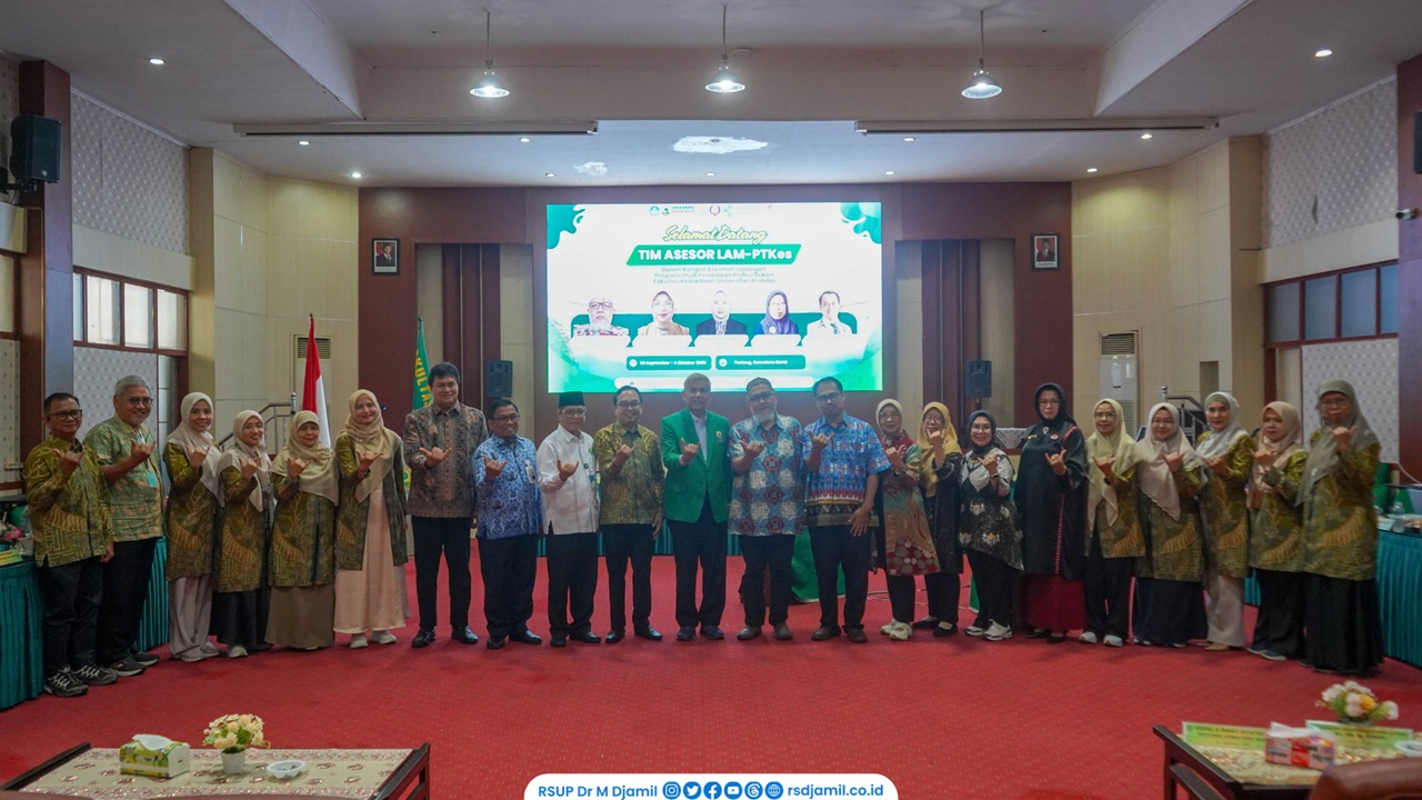RS M Djamil Dukung Asesmen LAM PTKes Program Profesi Dokter FK Unand
