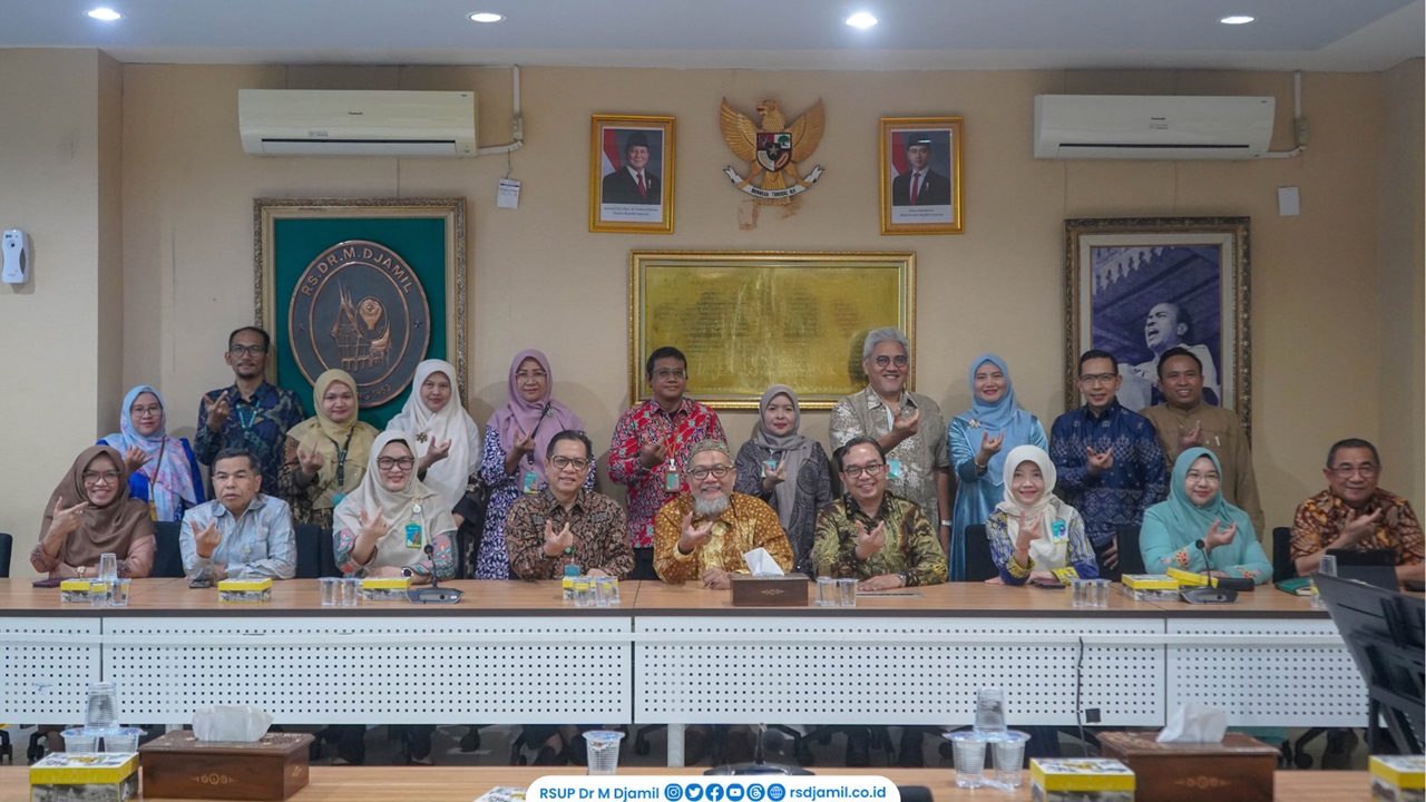 RS M Djamil Terima Kunjungan Asesor LAM PTKes untuk Asesmen Pendidikan Profesi Dokter