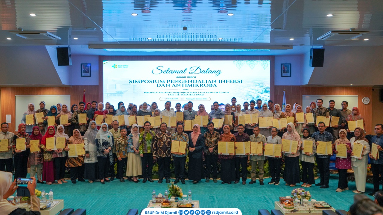 RS M Djamil Satukan RS di Seluruh Sumbar Perkuat Pengendalian Infeksi dan Resistensi Antimikroba