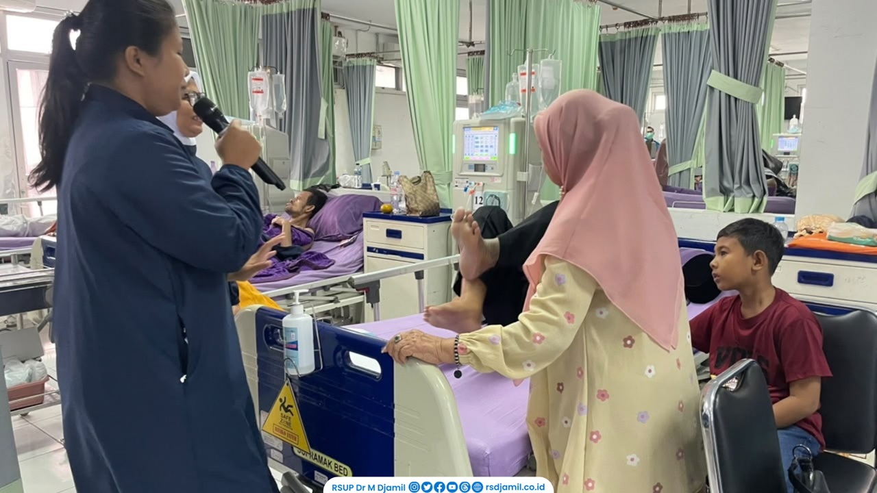RS M Djamil Kenalkan Senam Intradialisis bagi Pasien Hemodialisis