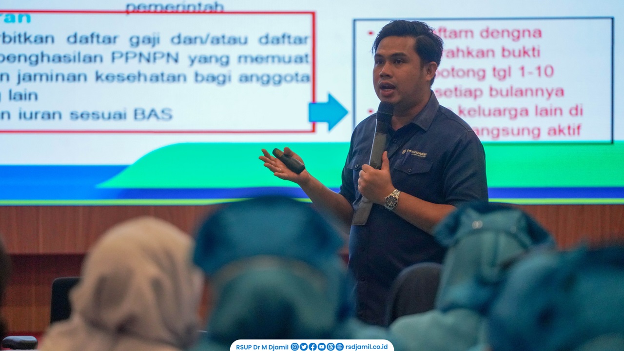 RS M Djamil Sosialisasikan JKN bagi Keluarga Tambahan ASN