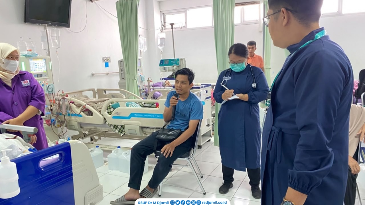 RS M Djamil Ingatkan Pasien Cuci Darah Pentingnya Merawat Akses Vaskuler