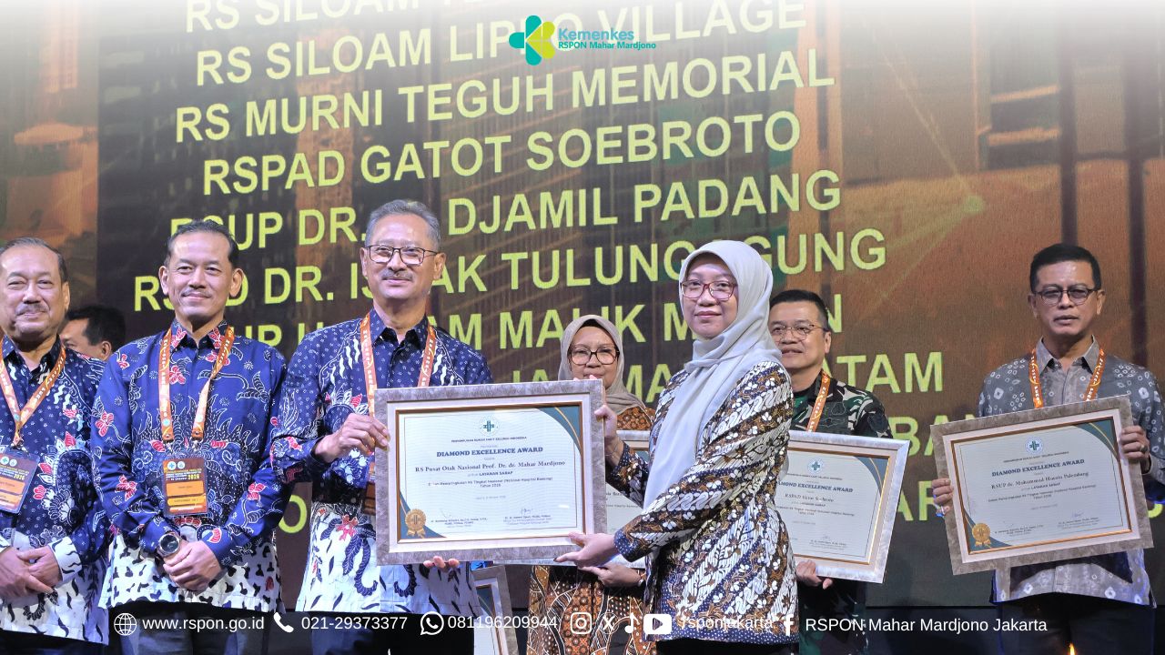 RSPON Mahar Mardjono Jakarta raih Diamond Excellence Award Layanan Neurologi pada Penghargaan Pemeringkatan Rumah Sakit PERSI MAKERSI Award 2026