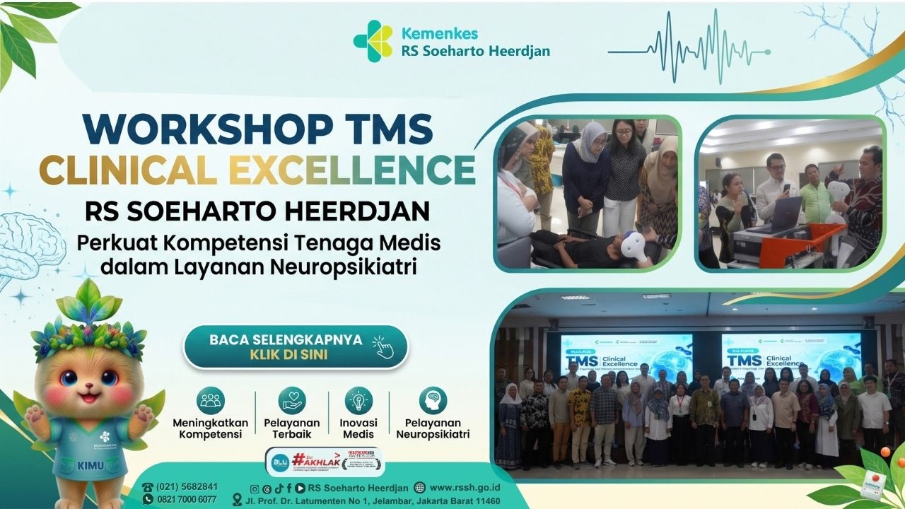 RS Soeharto Heerdjan Gelar Workshop TMS Clinical Excellence Perkuat Kompetensi Tenaga Medis dalam Layanan Neuropsikiatri
