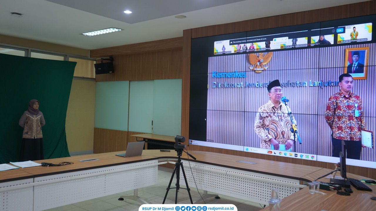 RS M Djamil Perkuat Pendidikan Klinis melalui Pelantikan Dokter Pendidik Klinis Ahli Madya