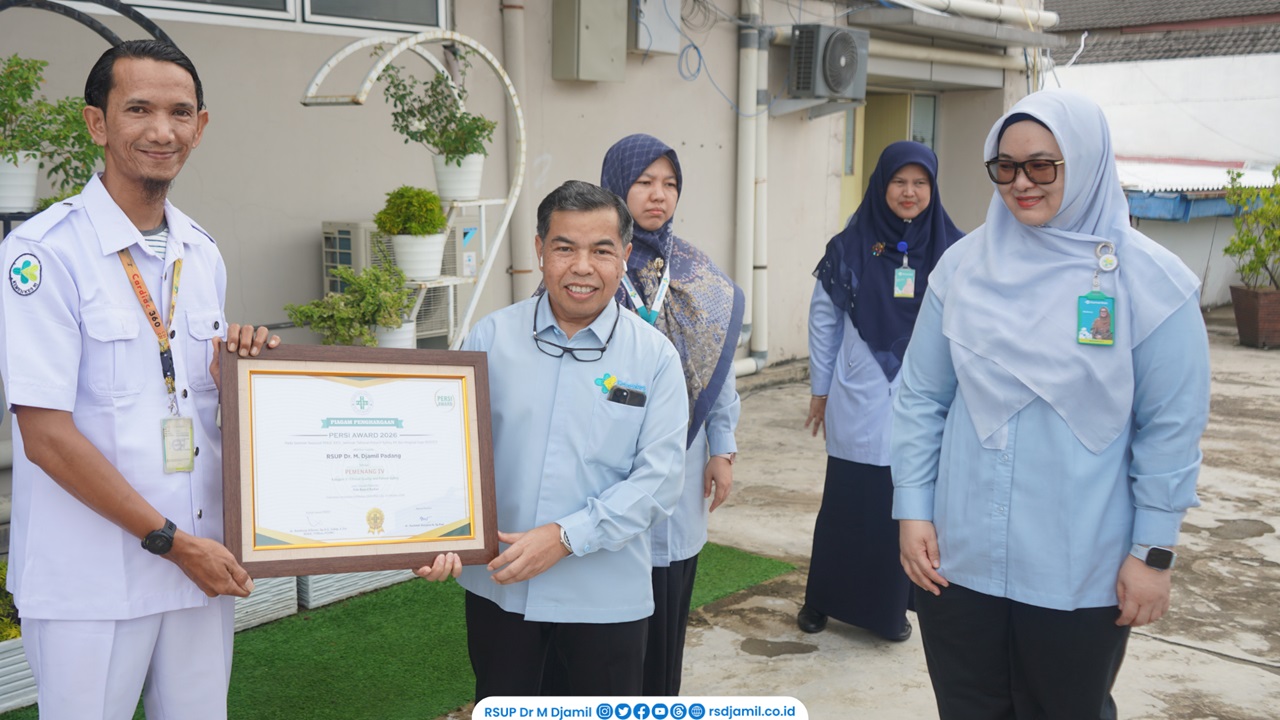 RS M Djamil Raih Pemenang IV PERSI Award 2026 melalui Inovasi Side Board Radial