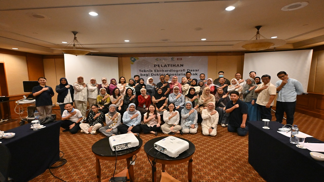 Wujudkan Pemerataan Layanan Jantung Anak di Daerah RSAB Harapan Kita Sukses Selenggarakan Pelatihan Ekokardiografi Dasar Batch 4