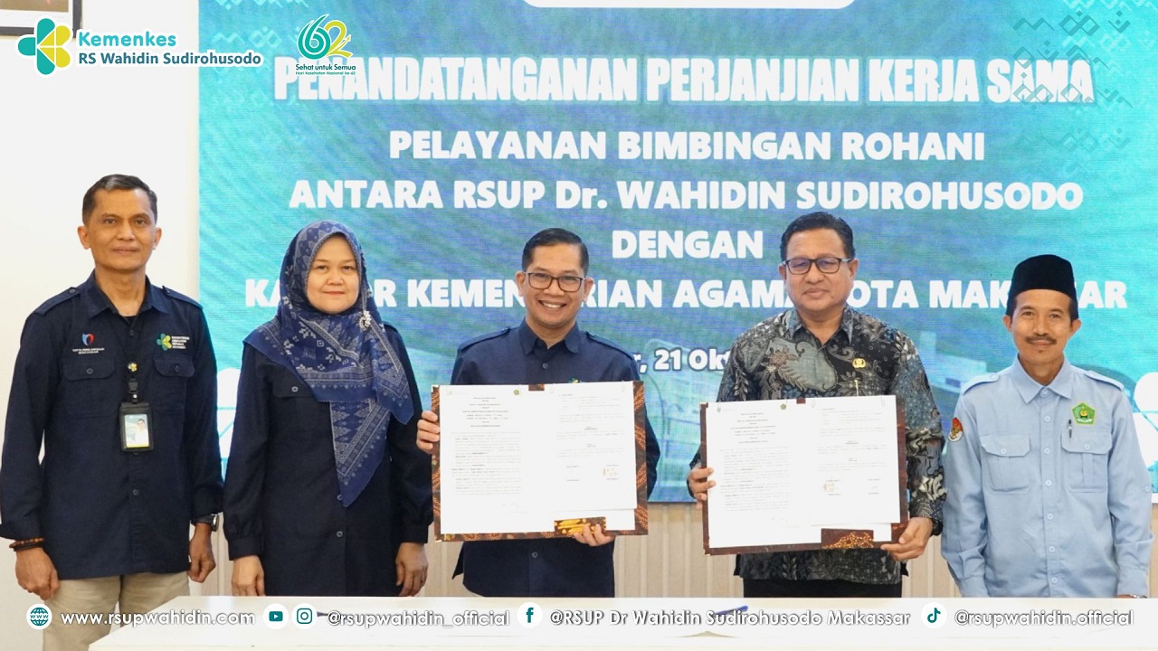 Sinergi RSUP Dr Wahidin Sudirohusodo dan Kemenag Kota Makassar Hadirkan Layanan Bimbingan Rohani Bagi Pasien hingga Tenaga Medis