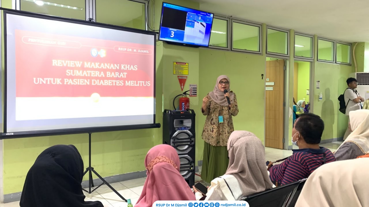RS M Djamil Edukasi Pasien Diabetes tentang Cara Sehat Menikmati Kuliner Minang