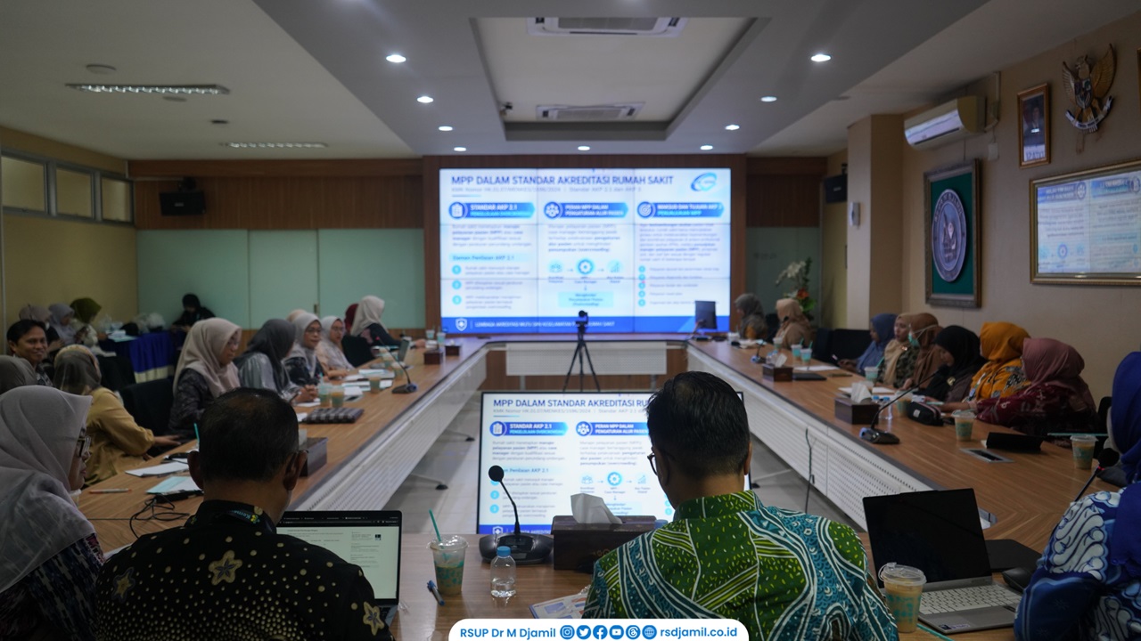 RS M Djamil Optimalkan Peran MPP untuk Pelayanan Pasien yang Terintegrasi