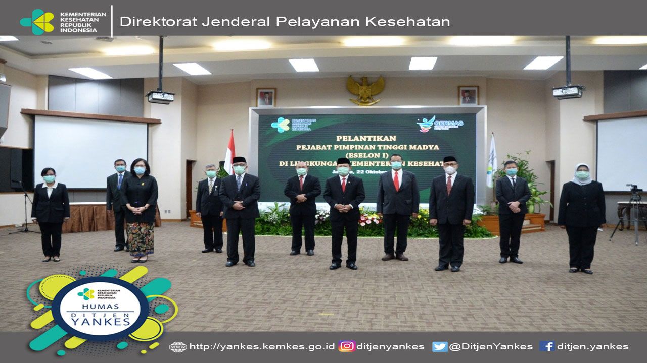 Menkes Melantik Dirjen Pelayanan Kesehat