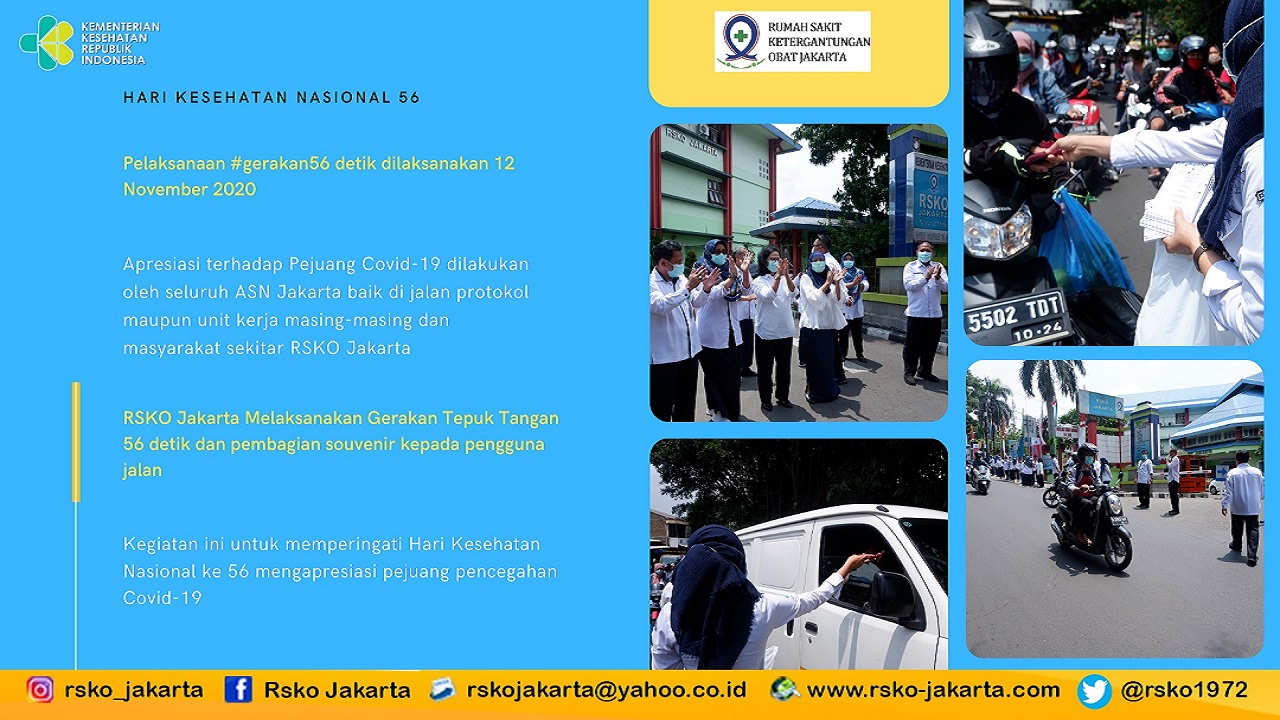 #Gerakan56Detik di RSKO Jakarta