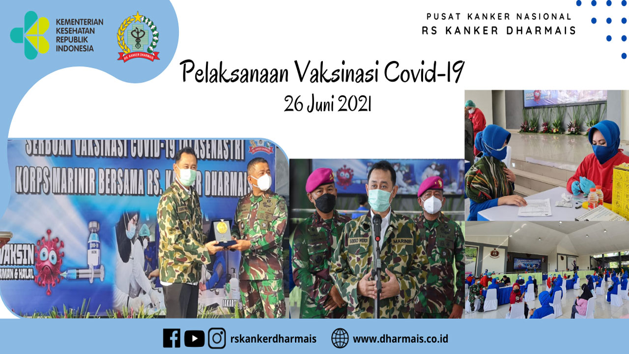 RS Kanker Dharmais bersama Korps Marinir