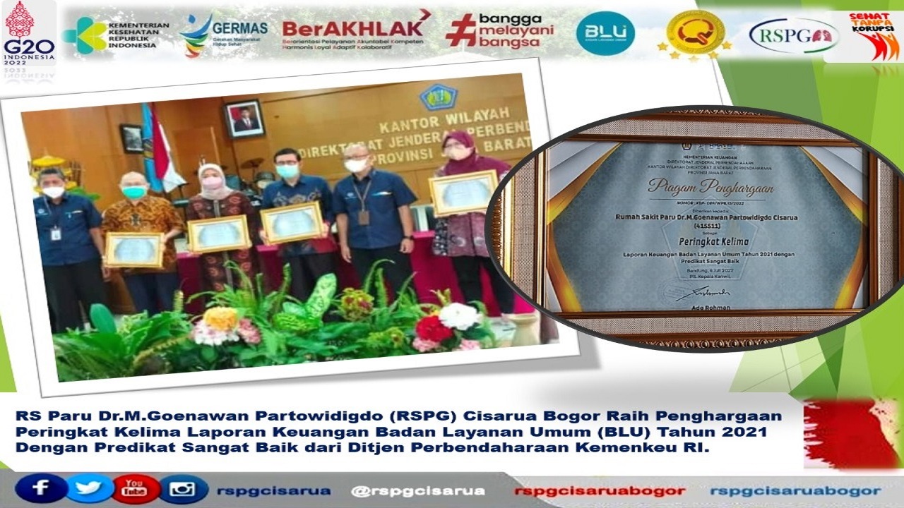 RSPG Cisarua  Raih Penghargaan dari Keme