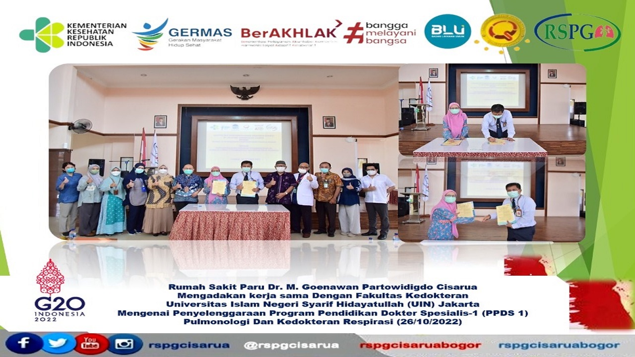 Kerja sama RSPG dengan FK UIN Jakarta PP