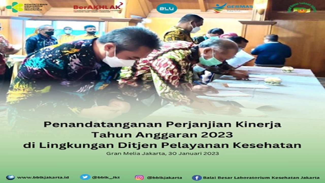 Penandatanganan Perjanjian Kinerja BBLK 