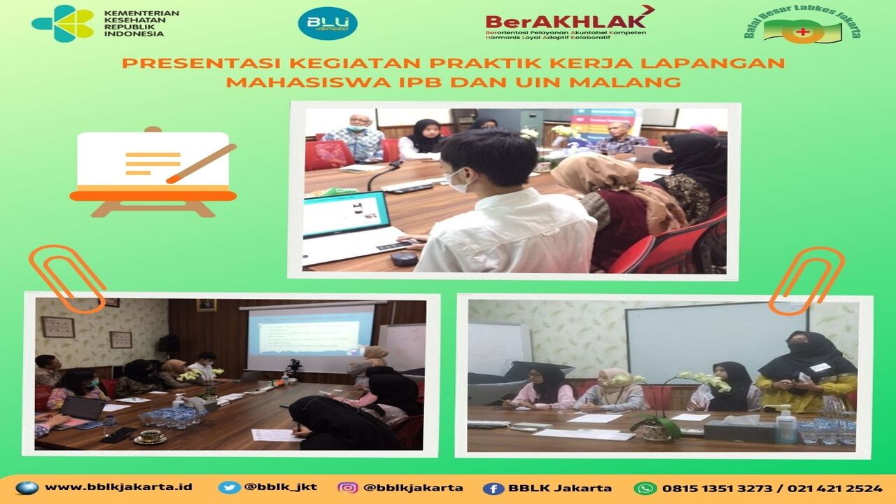 Presentasi Mahasiswa PKL dari IPB dan UI