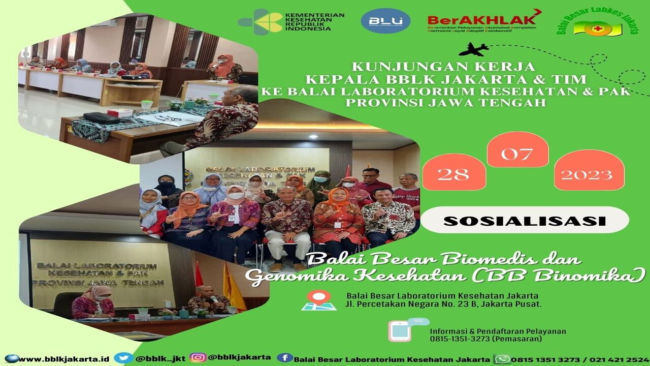 Kunker Kepala BBLK Jakarta Ke Balai Labk