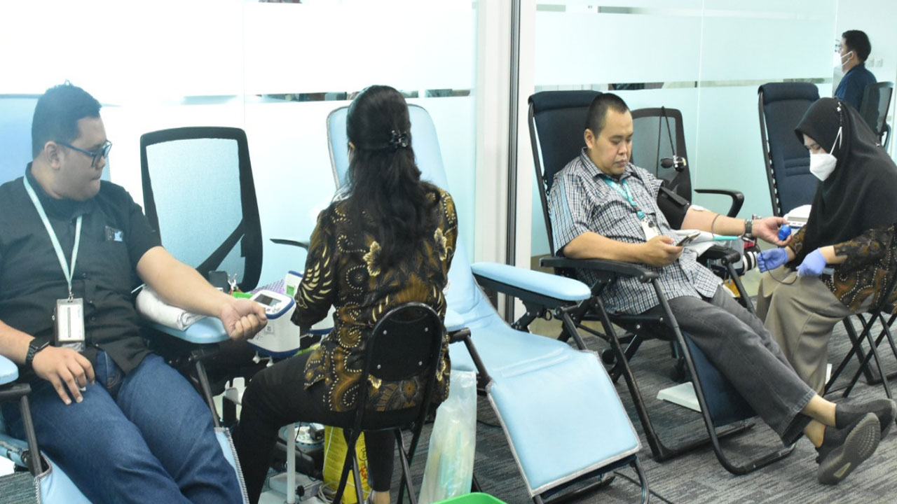 Kolaborasi Donor Darah RS Kanker Dharmai