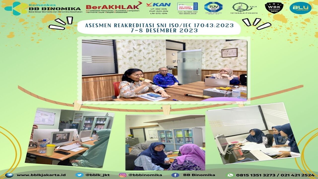 Asesmen Reakreditasi SNI ISO/IEC 17043 :