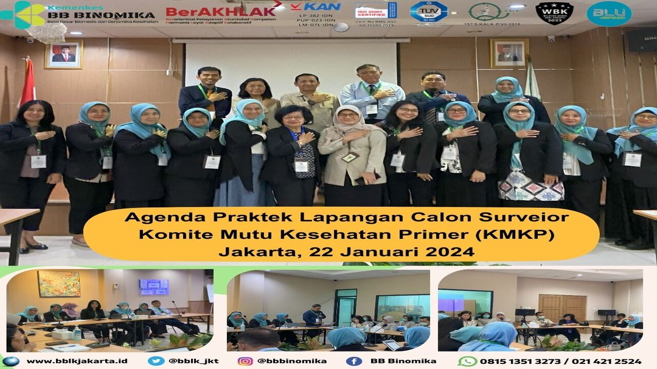 Praktek Lapangan Calon Surveior KMKP di 