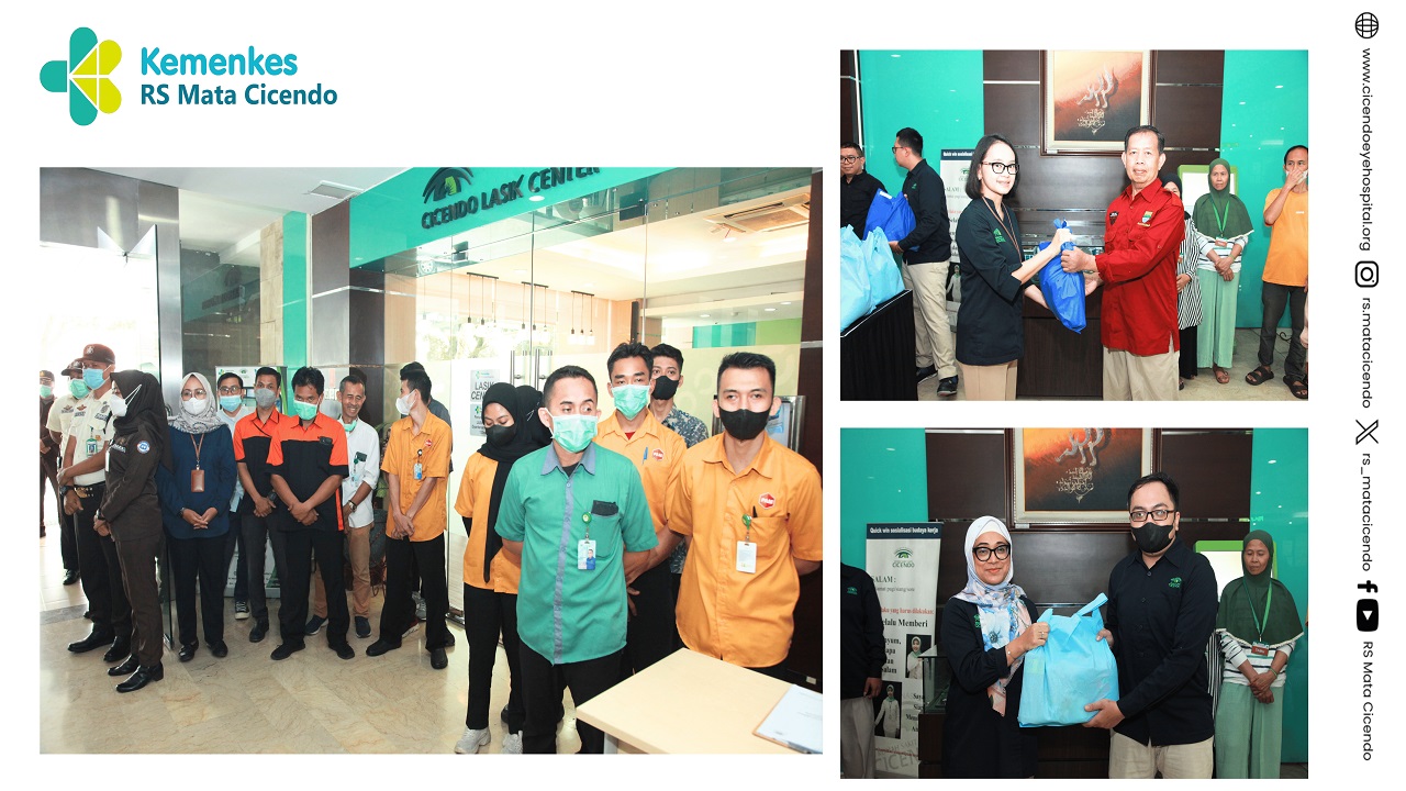 Cicendo Berbagi dengan memberikan paket 