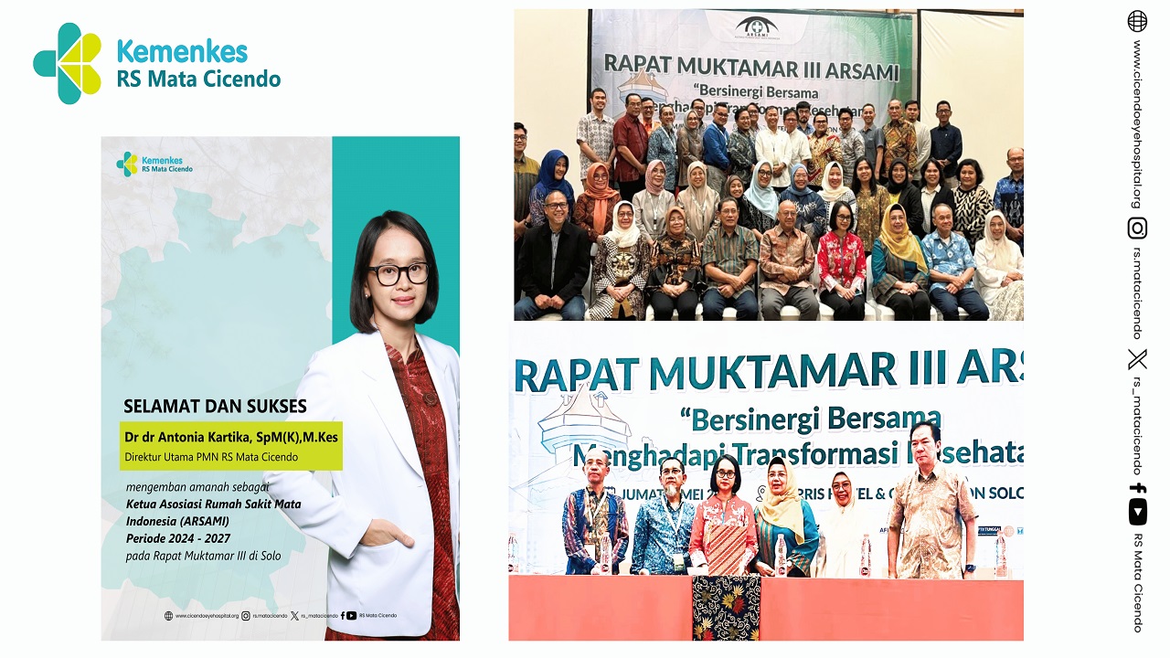Direktur Utama PMN RS Mata Cicendo terpi