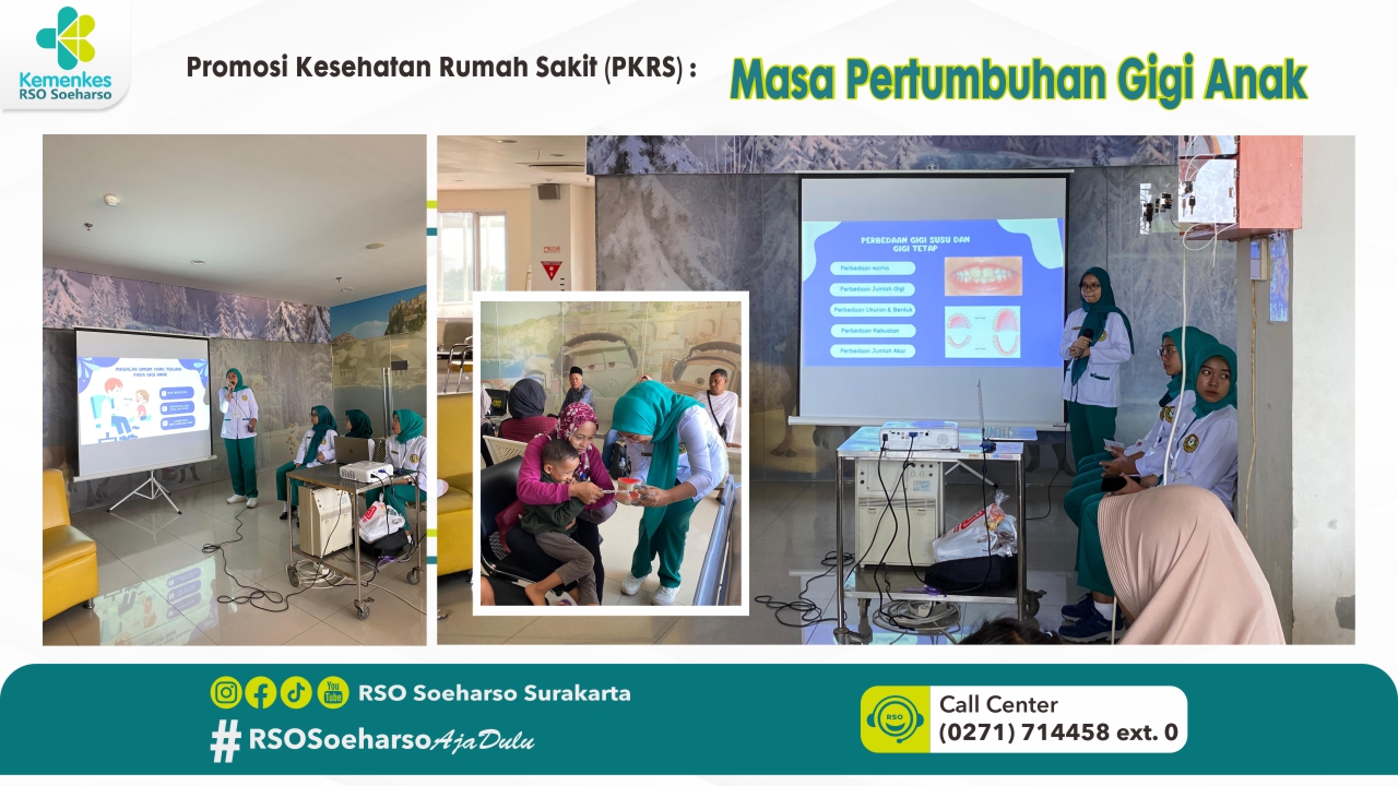 PKRS, Masa Pertumbuhan Gigi Anak
