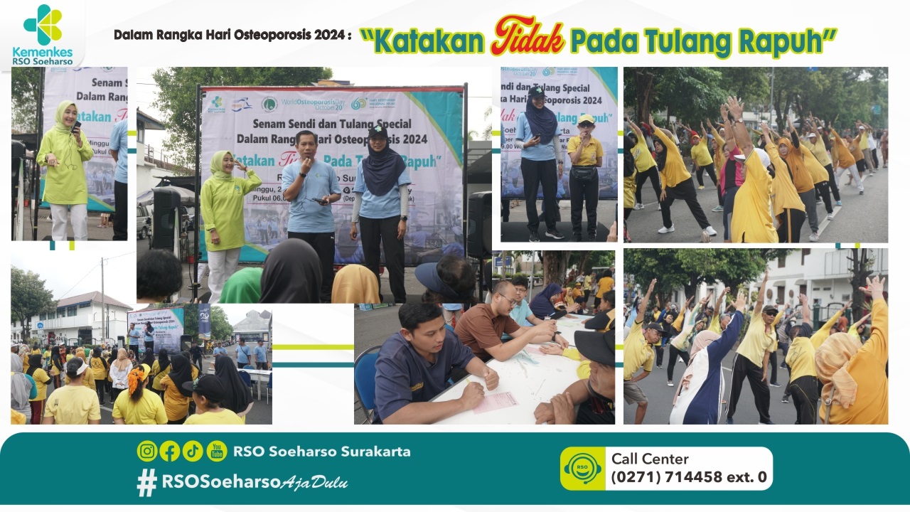 Hari Osteoporosis Sedunia, Katakan Tidak