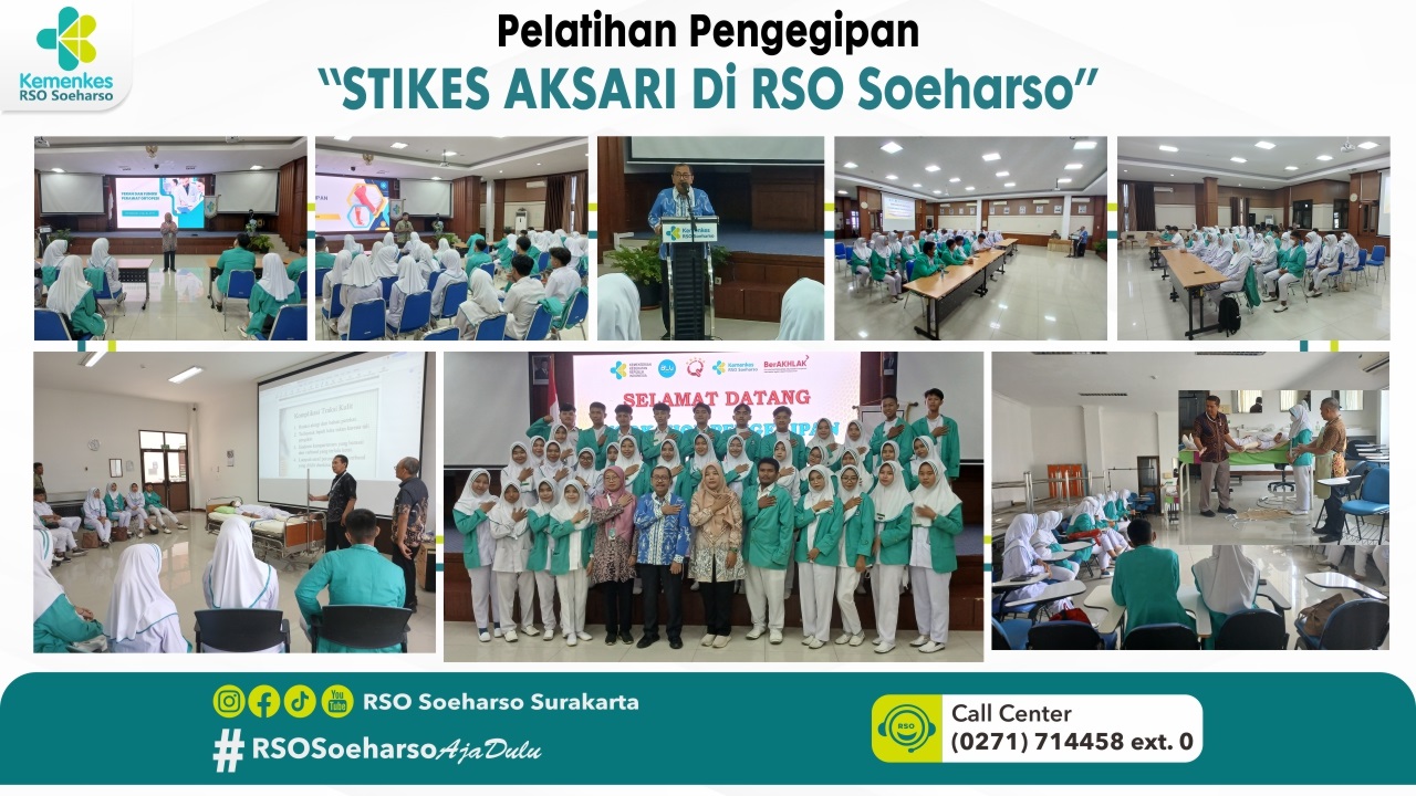 Pelatihan Pengegipan STikes AKSARI Di RS