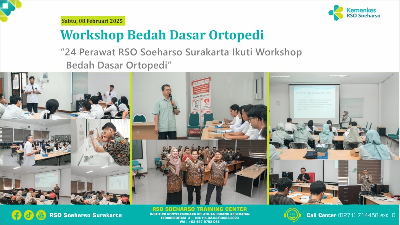 24 Perawat RSO Soeharso Surakarta Ikuti 
