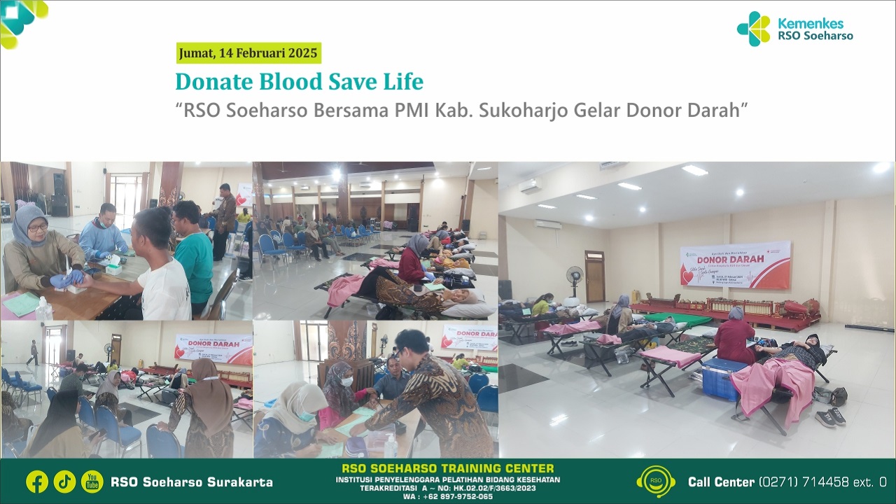 RSO Soeharso Bersama PMI Kab. SUkoharjo 