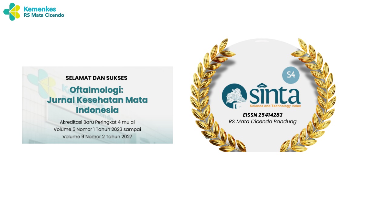 Jurnal Oftalmologi RS Mata Cicendo Raih 
