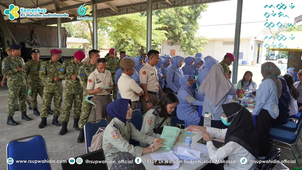 RSUP Dr Wahidin Sudirohusodo Dukung Aksi Donor Darah Serentak HUT ke 79 Korpasgat Kontribusi Nyata Kemanusiaan