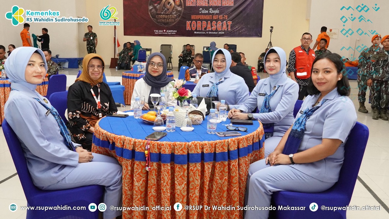 RSUP Dr Wahidin Sudirohusodo Dukung Aksi Donor Darah Serentak HUT ke 79 Korpasgat Kontribusi Nyata Kemanusiaan