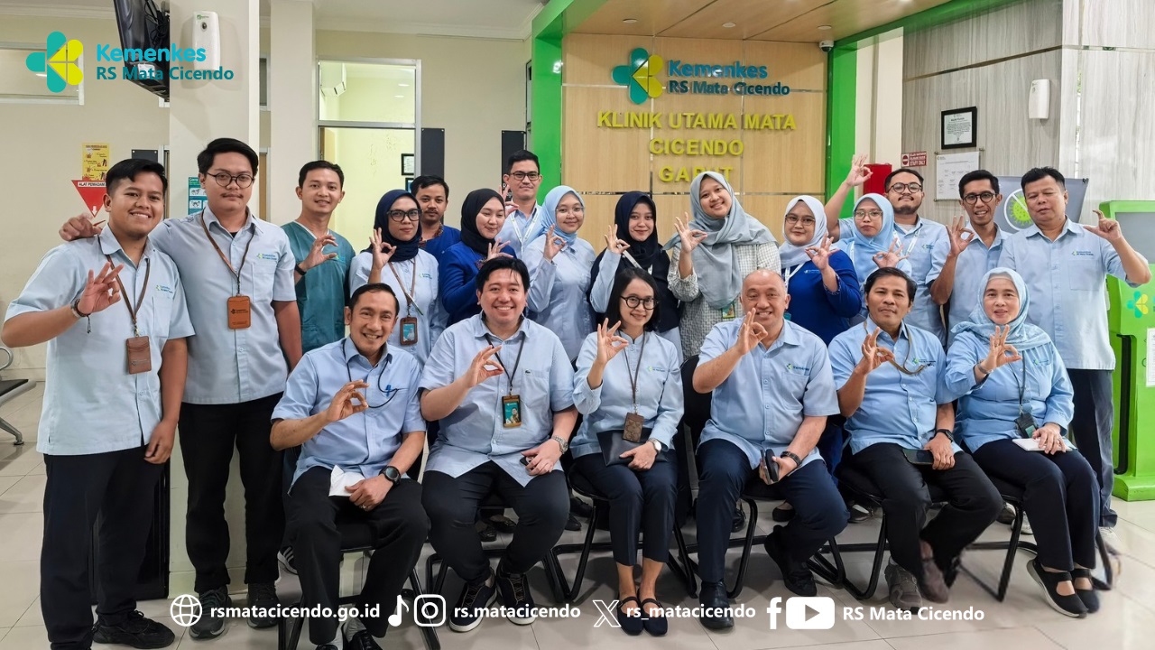 Kunjungan Kerja Setditjen Keslan ke Klinik Utama Mata Cicendo Garut