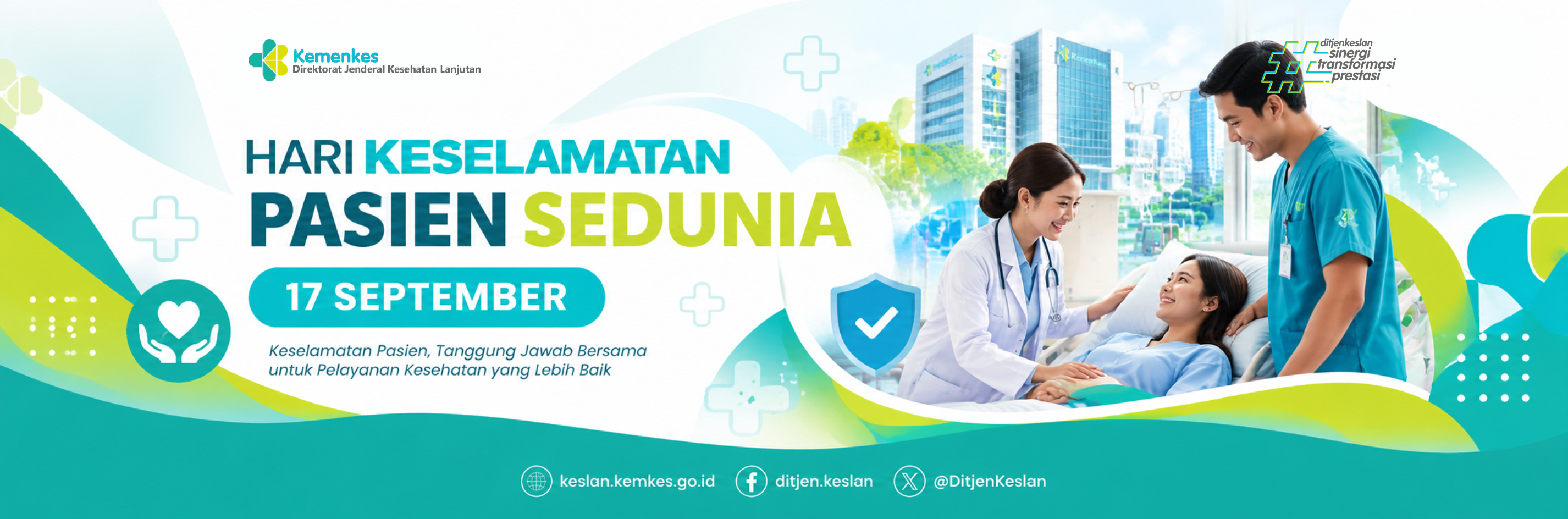 Banner informasi Direktorat Jenderal Kesehatan Lanjutan
