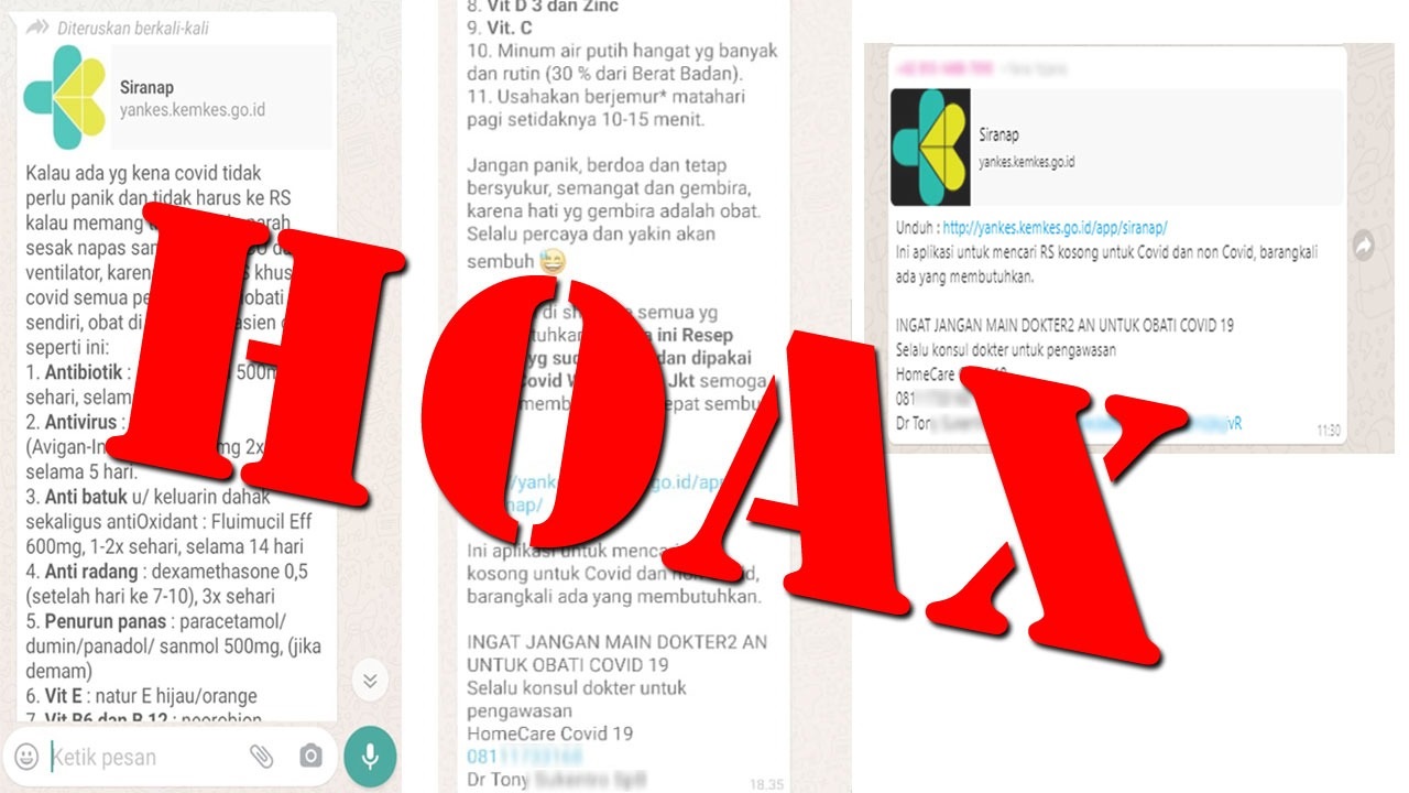 [HOAX] RESEP OBAT COVID-19